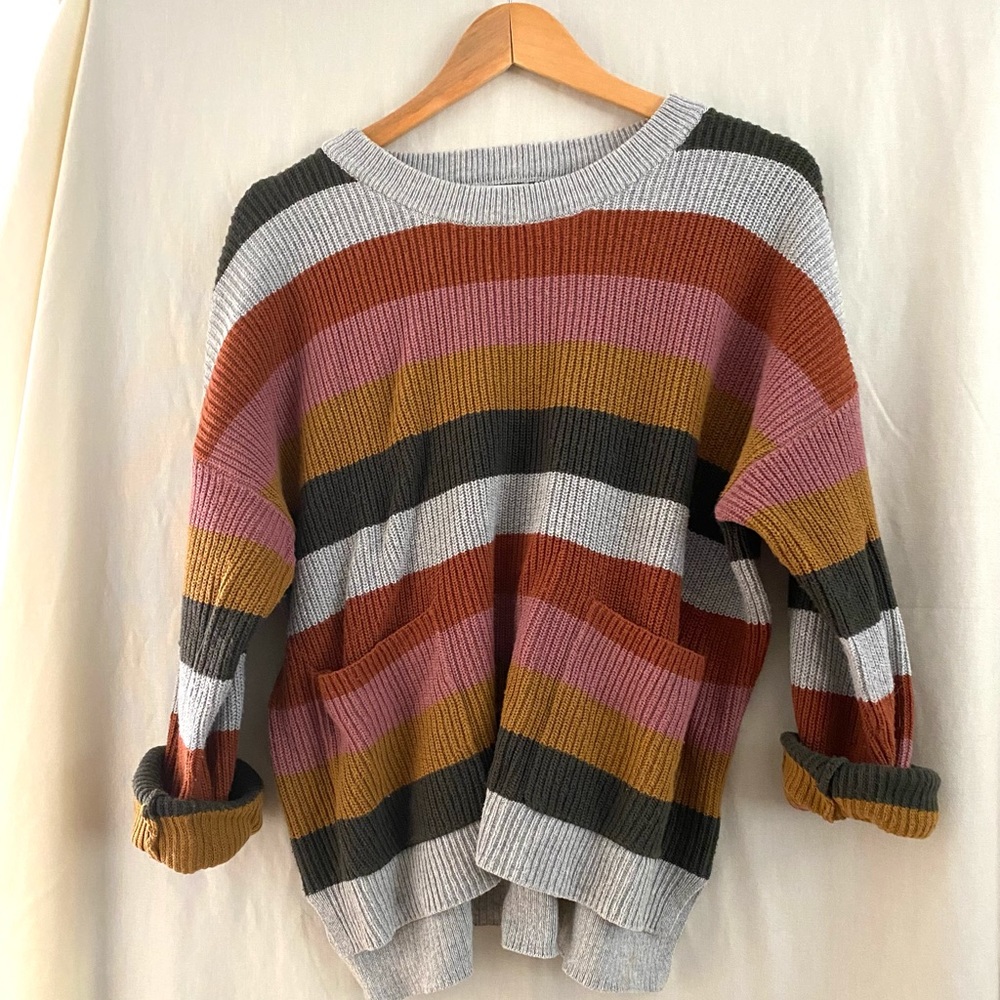 Madewell XL Multi Pullover Sweater